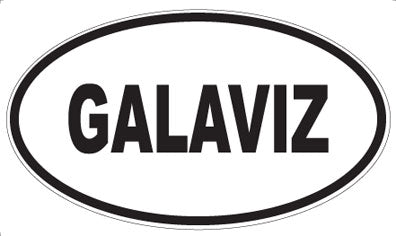 GALAVIZ - Oval Magnet