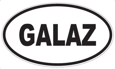 GALAZ - Oval Sticker
