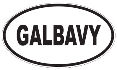 GALBAVY - Oval Magnet