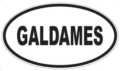 GALDAMES - Oval Sticker