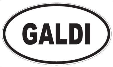 GALDI - Oval Magnet