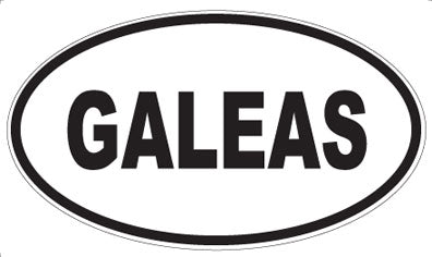 GALEAS - Oval Magnet