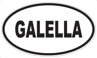 GALELLA - Oval Magnet