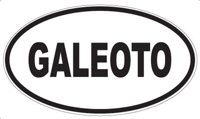 GALEOTO - Oval Magnet