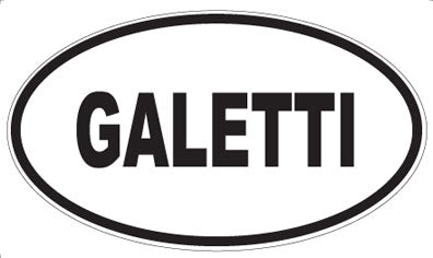 GALETTI - Oval Magnet