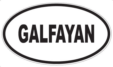 GALFAYAN - Oval Magnet