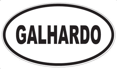 GALHARDO - Oval Sticker