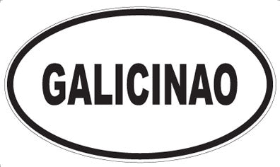 GALICINAO - Oval Magnet