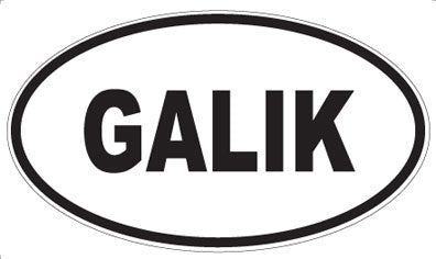 GALIK - Oval Magnet