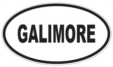 GALIMORE - Oval Sticker