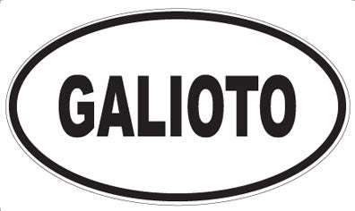 GALIOTO - Oval Magnet