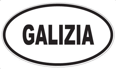 GALIZIA - Oval Sticker