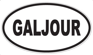GALJOUR - Oval Magnet