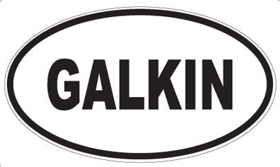 GALKIN - Oval Sticker