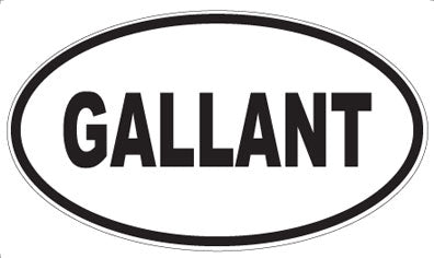GALLANT - Oval Sticker