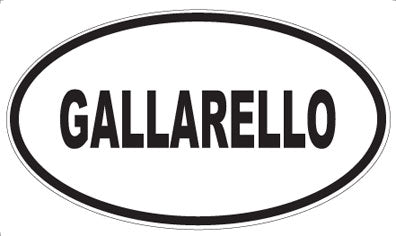 GALLARELLO - Oval Sticker