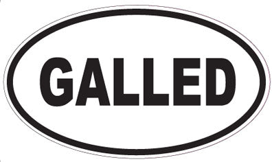 GALLED - Oval Sticker
