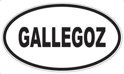 GALLEGOZ - Oval Magnet