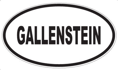 GALLENSTEIN - Oval Magnet
