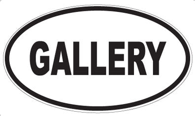 GALLERY - Oval Sticker