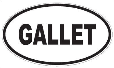 GALLET - Oval Magnet
