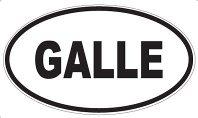 GALLE - Oval Magnet