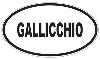 GALLICCHIO - Oval Sticker