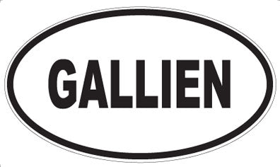GALLIEN - Oval Magnet