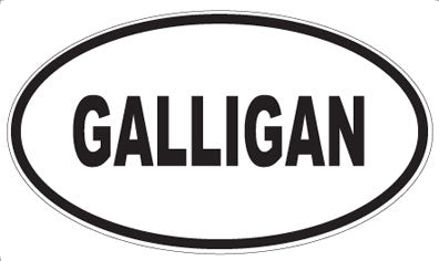GALLIGAN - Oval Magnet
