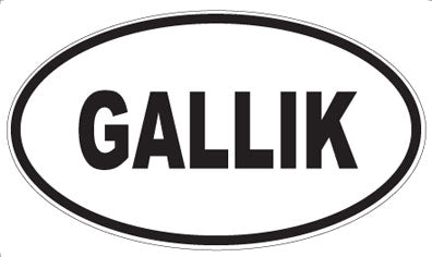 GALLIK - Oval Magnet