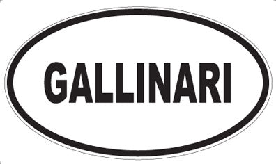 GALLINARI - Oval Magnet