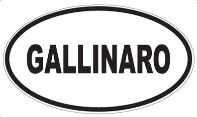 GALLINARO - Oval Magnet
