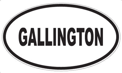 GALLINGTON - Oval Magnet