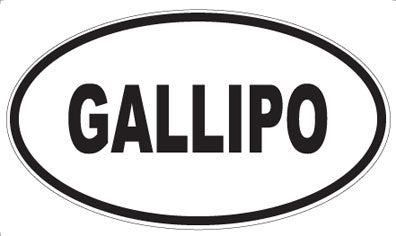 GALLIPO - Oval Magnet