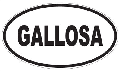 GALLOSA - Oval Magnet