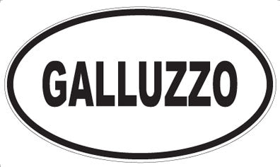 GALLUZZO - Oval Sticker