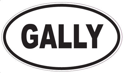 GALLY - Oval Magnet