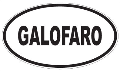 GALOFARO - Oval Magnet