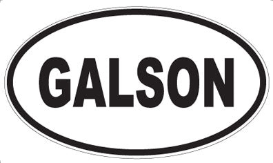 GALSON - Oval Sticker