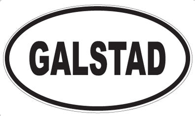 GALSTAD - Oval Magnet