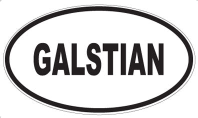 GALSTIAN - Oval Magnet