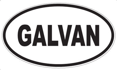 GALVAN - Oval Magnet