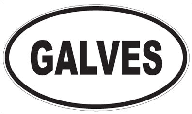GALVES - Oval Magnet