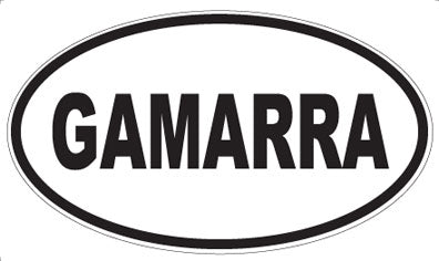 GAMARRA - Oval Sticker