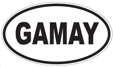 GAMAY - Oval Sticker