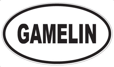 GAMELIN - Oval Magnet
