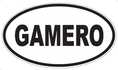 GAMERO - Oval Sticker