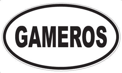 GAMEROS - Oval Magnet