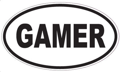 GAMER - Oval Magnet