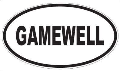 GAMEWELL - Oval Sticker